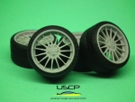 24W013S 1/24 BMW Original Styling 32 17\" with stance tires USCP