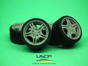 24W016S 1/24 BMW Original Styling 68 17" with stance tires USCP
