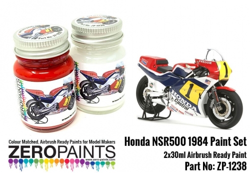 [사전 예약] ZP­1238 Honda NSR500 1984 Paint Set 2x30ml ZP­1238 Zero Paints
