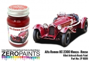 DZ503 Alfa Romeo 8C 2300 Monza Rosso ­ Paint 60ml ZP­1609 Zero Paints