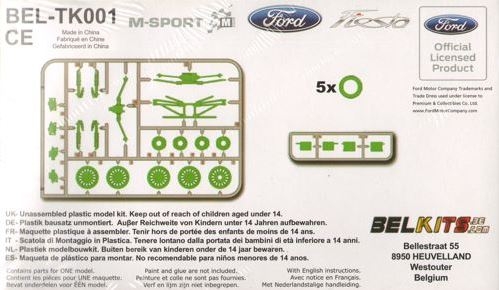 [사전 예약] BELTK001 1/24 Gravel Transkit For Ford Fiesta Rs Wrc and Ford Fiesta S2000 Bel002 and Bel003
