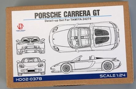 [사전 예약] HD02-0378 1/24 Porsche Carrera GT Detail-up Set For Tamiya 24275（PE+Metal parts+Resin）Hobby Design
