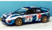 Tk24/109 1/24 Subaru Impreza WRC Rousselot 1er Touquet 2001 Decal for Tamiya