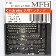 P966 Photo etched parts for catch pin Model Factory Hiro