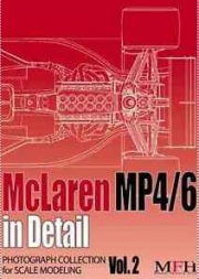 MHB-2 Photograph Collection #2 McLaren MP4/6 in Detail Model Factory Hiro