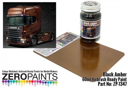 [사전 예약] ZP­1347 Black Amber Scania R730 V8 60ml Zero Paints