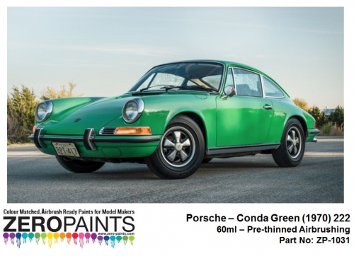 DZ535 Porsche Conda Green (1970) 222 Paint 60ml ZP­1031