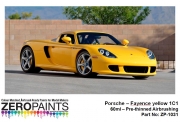 DZ539 Porsche Fayence Yellow 1C1 Paint 60ml ZP­1031