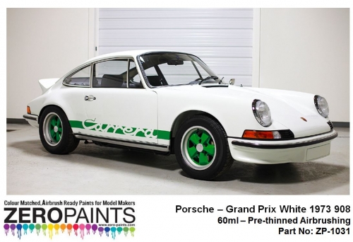 [사전 예약] ZP­1031 Porsche Grand Prix White 1973 908 Paint 60ml ZP­1031