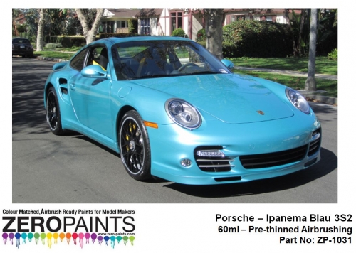 [사전 예약] ZP­1031 Porsche Ipanema Blau 3S2 Paint 60ml ZP­1031