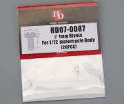 HD07-0087 1mm Rivets For 1/12 motorcycle Body 프라모델 디테일파츠