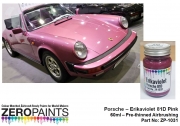DZ582 Porsche Erikaviolet 81D Pink Paint 60ml ZP­1031
