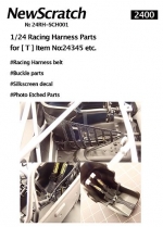 [사전 예약] 24RH-SCH001 1/24 AMG GT3 Harness set NewScratch for Tamiya