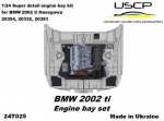24T025 1/24 BMW 2002ti (carburetor) Engine bay set for Hasegawa USCP