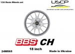24W065S 1/24 BBS CH 18\'\' with stance tires USCP