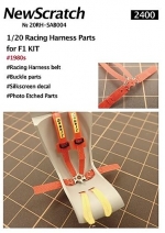 [사전 예약] 20RH-SAB004 1/20 Racing Harness Parts for Ferrari and various F1 1980s and more NewScratch