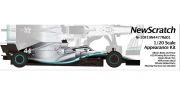 [Preorder Reservation] 20F19N4477Rd01 1/20 Mercedes AMG F1 W10 EQ Power+ 2019 Australian GP Kit NewS