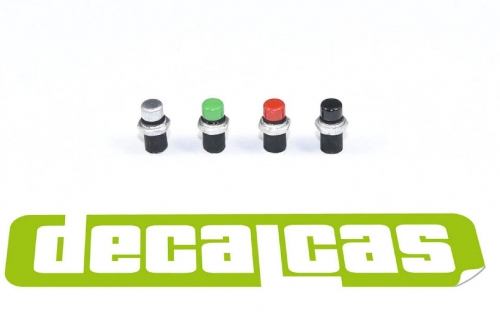 [사전 예약] DCL-PAR025 1/12 Push Button 24 units for Various kits Decalcas