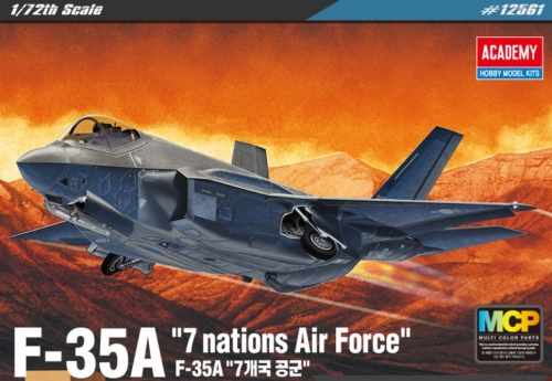 12561 1/72 F-35A 7 Nations Air Force Academy