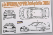 HD02-0267 1/24 Mitsubishi EVOV WRC Detail-up Set For T （PE+Resin） Hobby Design