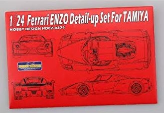 HD02-0274 1/24 Ferrari ENZO Detail-up Set For Tamiya（PE+Resin+Metal parts） Hobby Design