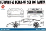 HD02-0327 1/24 Ferrari F40 Detail-UP Set For T （PE+Metal parts+Resin） Hobby Design