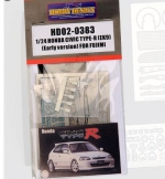 [사전 예약] HD02-0383 1/24 Honda Civic Type-R EK9 Early Version For Fujimi （PE+Resin） Hobby Design