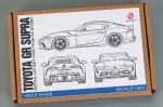 [사전 예약] HD02-0402 1/24 Toyota GR Supra Detail-up Set For Tamiya 24351（PE+Metal parts+Resin+Metal Logo）