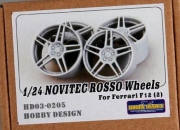 HD03-0205 1/24 NOVITEC ROSSO Wheels For Ferrari F12 （2） Hobby Design