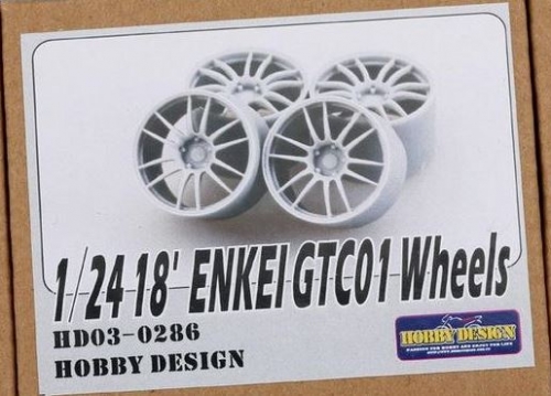 HD03-0286 1/24 18\' Enkei GTC01 Wheels Hobby Design