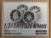 HD03-0291 1/24 18' Rays G25 Wheels Hobby Design