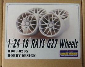 HD03-0295 1/24 18\\\\\\\' RAYS G27 Wheels Hobby Design