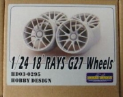 HD03-0295 1/24 18' RAYS G27 Wheels Hobby Design