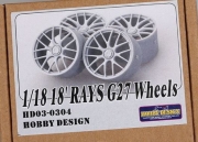 HD03-0304 1/18 18\' Rays G27 Wheels