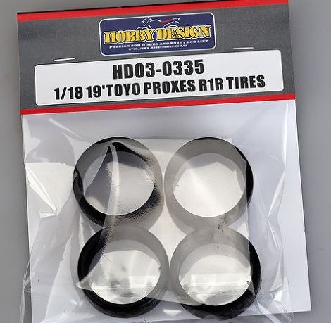 HD03-0335 1/18 20\\\\\\\' Toyo Proxes R1R Tires Hobby Design
