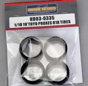 HD03-0335 1/18 20\' Toyo Proxes R1R Tires Hobby Design
