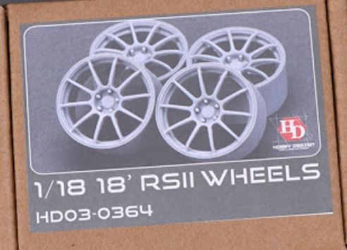 HD03-0364 1/18 18\\\\\\\' RSII Wheels Hobby Design