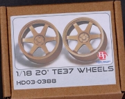 HD03-0388 1/18 20\' TE37 Wheels Hobby Design