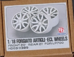 [사전 예약] HD03-0389 1/18 Forgiato Artigli-ECL Wheels Hobby Design