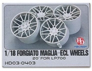 HD03-0403 1/18 20\\\' Forgiato Maglia-ECL Wheels For LP700 Hobby Design