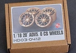[사전 예약] HD03-0412 1/18 20\' ADV5.0 CS Wheels Hobby Design