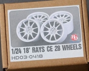 [사전 예약 ~3/23일] HD03-0418 1/24 18\' RAYS CE28 Wheels