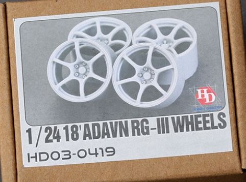 HD03-0419 1/24 18\\\\\\\' ADVAN RG-III Wheels Hobby Design