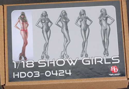 [사전 예약] HD03-0424 1/18 Show Girls (Resin+PE) Hobby Design