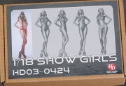 [사전 예약 ~3/23일] HD03-0424 1/18 Show Girls (Resin+PE) Hobby Design