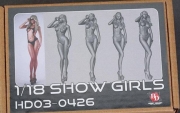 [사전 예약 ~3/23일] HD03-0426 1/18 Show Girls (Resin+PE) Hobby Design
