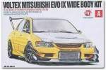 HD03-0430 1/24 Voltex Mitsubishi EVO IX Wide Body Kit For F (Resin+PE+Metal parts) Hobby Design