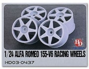 [사전 예약 ~6/5일] HD03-0437 1/24 Alfa Romeo 155-V6 Racing Wheels Hobby Design