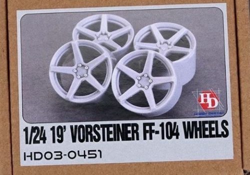 HD03-0451 1/24 19\\\\\\\' Vorsteiner V-FF-104 Wheels Hobby Design