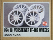 [사전 예약 ~3/23일] HD03-0456 1/24 18\' Vorsteiner FF-102 Wheels Hobby Design